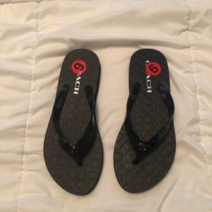 Coach flip flops